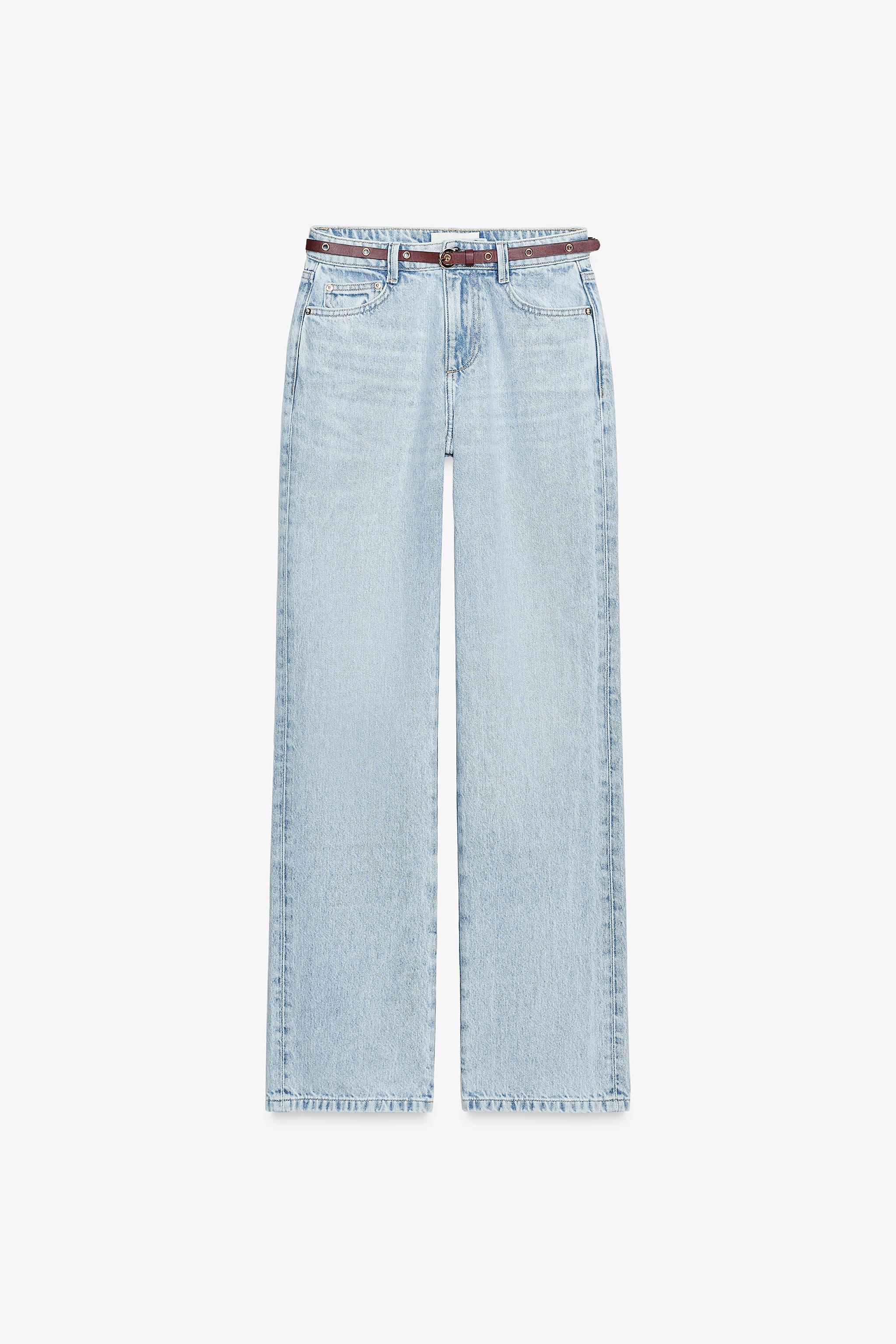 Z1975 HIGH-WAISTED REGULAR FIT JEANS WITH BELT